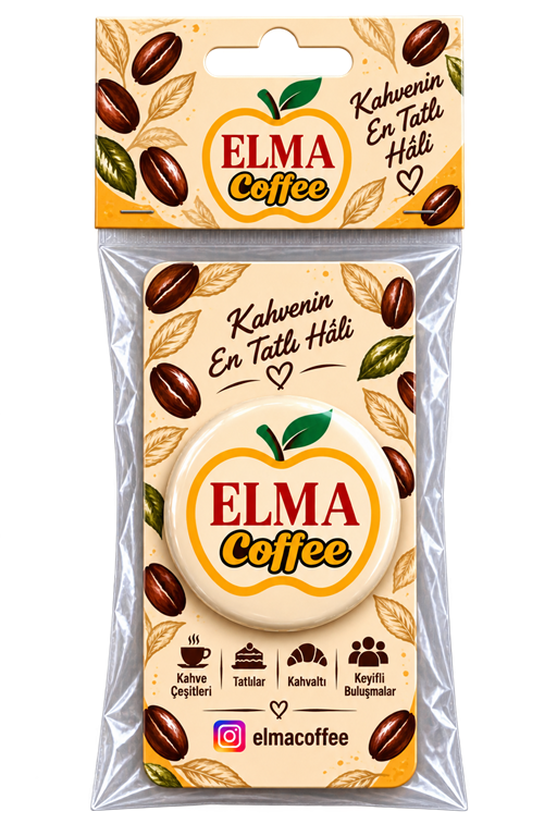 Elma Coffee magnet ambalajı