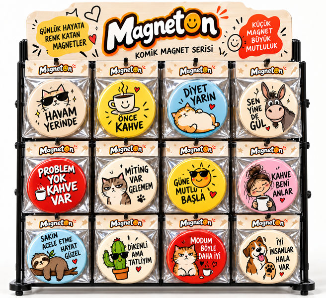 Magnet10 komik magnet seti